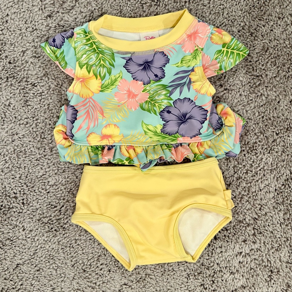 Rufflebutts bathing suit for babies